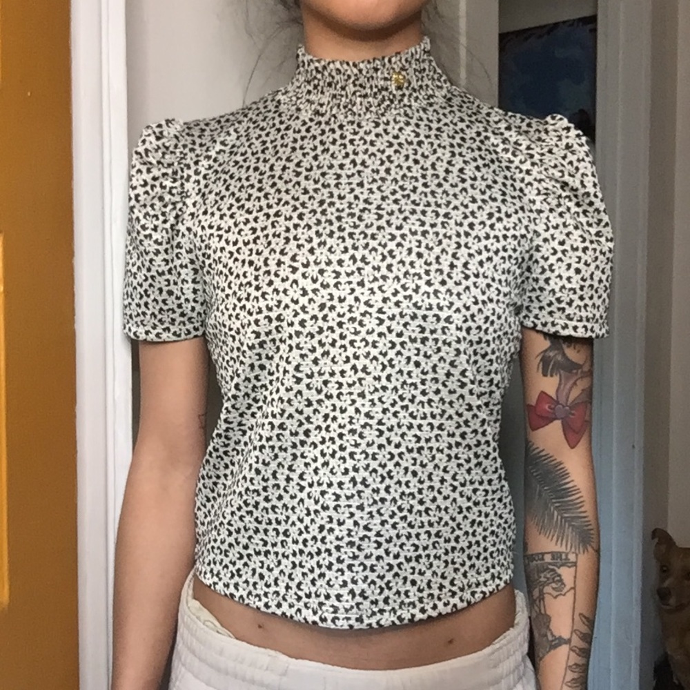 Zara Cheetah Print Blouse